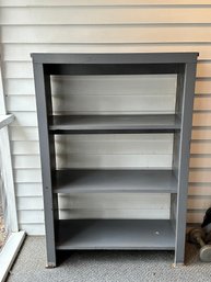 Gray Solid Wood Shelf