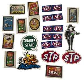 Cool Lot Of  Vintage 1970s Product Stickers (G)