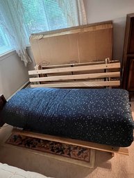 Futon, Full Sized Bed When Flat, Very Good Condition