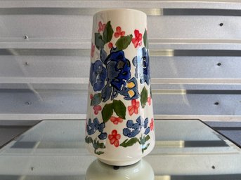 Pretty Painted Floral Vase