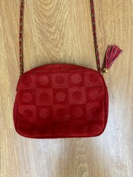 Red Suede Bag