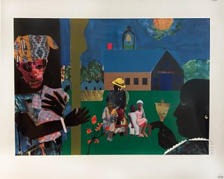 School Bell Time By Romare Bearden Limited Edition Screen Print