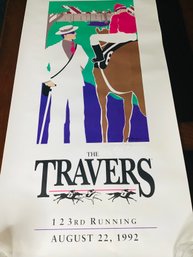 Saratoga Travers Paddock Limited Edition, Signed Poster