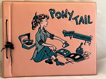 Pink Pony Tail  Scrapbook 1950s