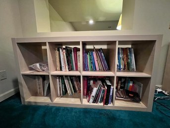 Wooden Book Case W/ Books