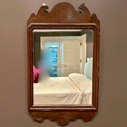 An Antique Carved Wood Mirror- Bathroom