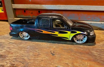DUB CITY Truck With Flames