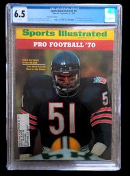 1970 SPORTS ILLUSTRATED DICK BUTKUS CGC 6.5 1st Pro Cover Bears