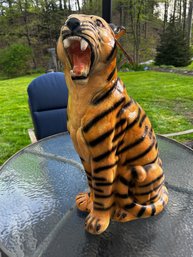 Roar! Large Mid Century  Italian Ceramic Tiger