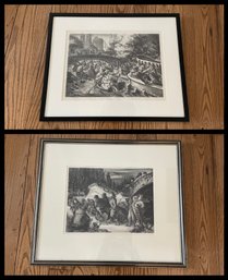 Listed Artist Cecil Bell Lithographs 1930's, Central Park, NYC