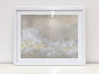 'Blush Lucite' - White Frame 16x20