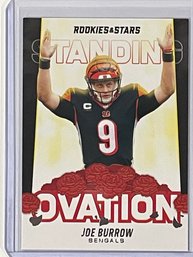 2021 Panini Rookies And Stars Joe Burrow Standing Ovation Rookie Card #SO-10