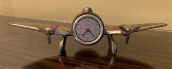 Sarsaparilla Quartz Airplane Clock -NOT WORKING