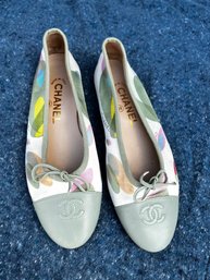 Chanel Flats/ballerina Multicolor Shoes Size 37.5