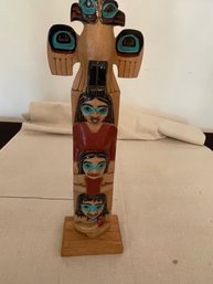 Vintage  Native American Indian Alaska Totem Pole