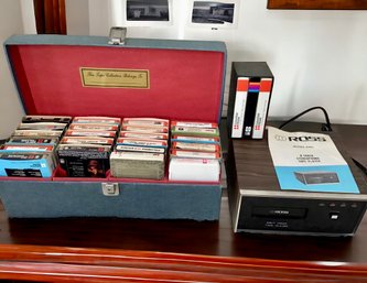 ROSS 8 Track Tape Player And 25 Tapes!