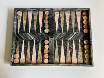 Vintage Marble Backgammon Board
