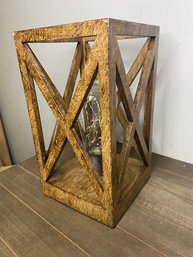 Rustic Table Lamp- Battery Operated