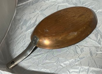 Scavullo Legions Utensils  Copper Oval Frying Pan 2 53