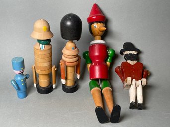 Wooden Pinocchio Toy & More