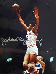 Julius Erving Signed 8' X 10' Photo