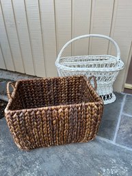 Woven Basket & Whicker Magazine Holders