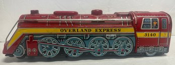 Overland Express 3140 Tin Battery Op Train.            C5
