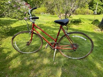 A Vintage Red Bike