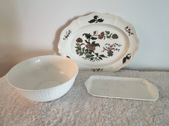 Wedgewood Lot, Bowl, Platter, Serving Tray