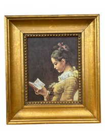 Reading Girl 1776 Jean Honor Fragonard ART COPY - PRINT 37 X 31 Cm Painting