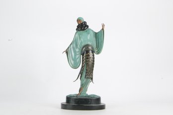 Erte 'Evening In 1921' A/P Bronze Sculpture