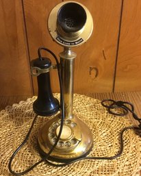 Fold-A-Fone, Inc. Vintage Brass Telephone