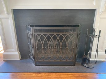 Fireplace Screen & Tool Set