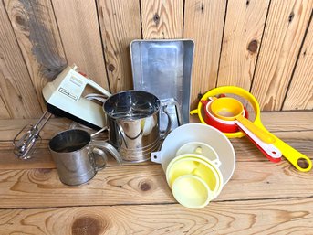 Vintage Sifters, Blender, Strainers And More