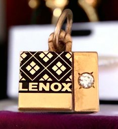 14k Gold LENOX Fraternity Charm
