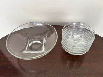 Mid Century Serving Bowl And Salad Bowls