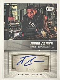 2012 Sage Authentic Autograph Juron Criner Autographed Card #a82