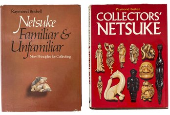 Two Books On Collecting Netsuke By Raymond Bushell