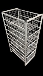 Shulte Metal Sliding  Storage Organizer White