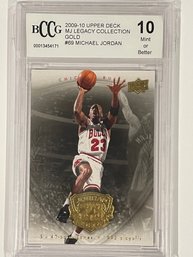 2009-10 Upper Deck MJ Legacy Collection Gold Michael Jordan Card #69     BCCG 10