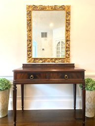 Gorgeous Carved Gilt Mirror With Acanthus Leaf Detail