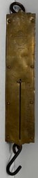 Antique Hanging Merchant Brass Scales Type 34 - C Forschner - Approved By City Of New York- Weighs 150 Lbs