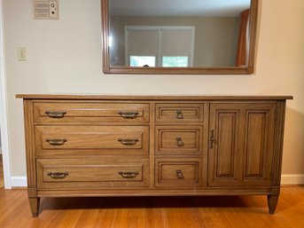 A Continental Company Solid Maple Long Dresser