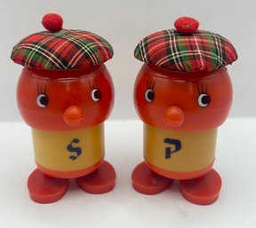 2 Adorable Vintage Scottish Salt & Pepper Shakers