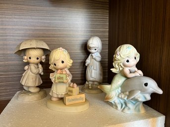 Precious Moments Figurines, Lot Of 4