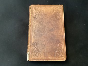 1846 The Poets Of Connecticut Leather Bound Antiquarian