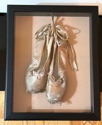 Framed Ballerina Shoes In Shadow Box