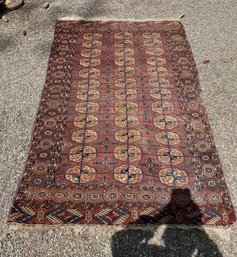 Antique Turkoman Oriental Rug