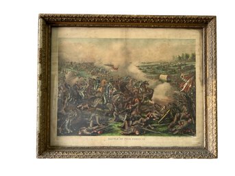 Battle Of Five Forks, VA 1865 Civil War Framed