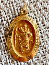 14 Kt St. Christopher Medal